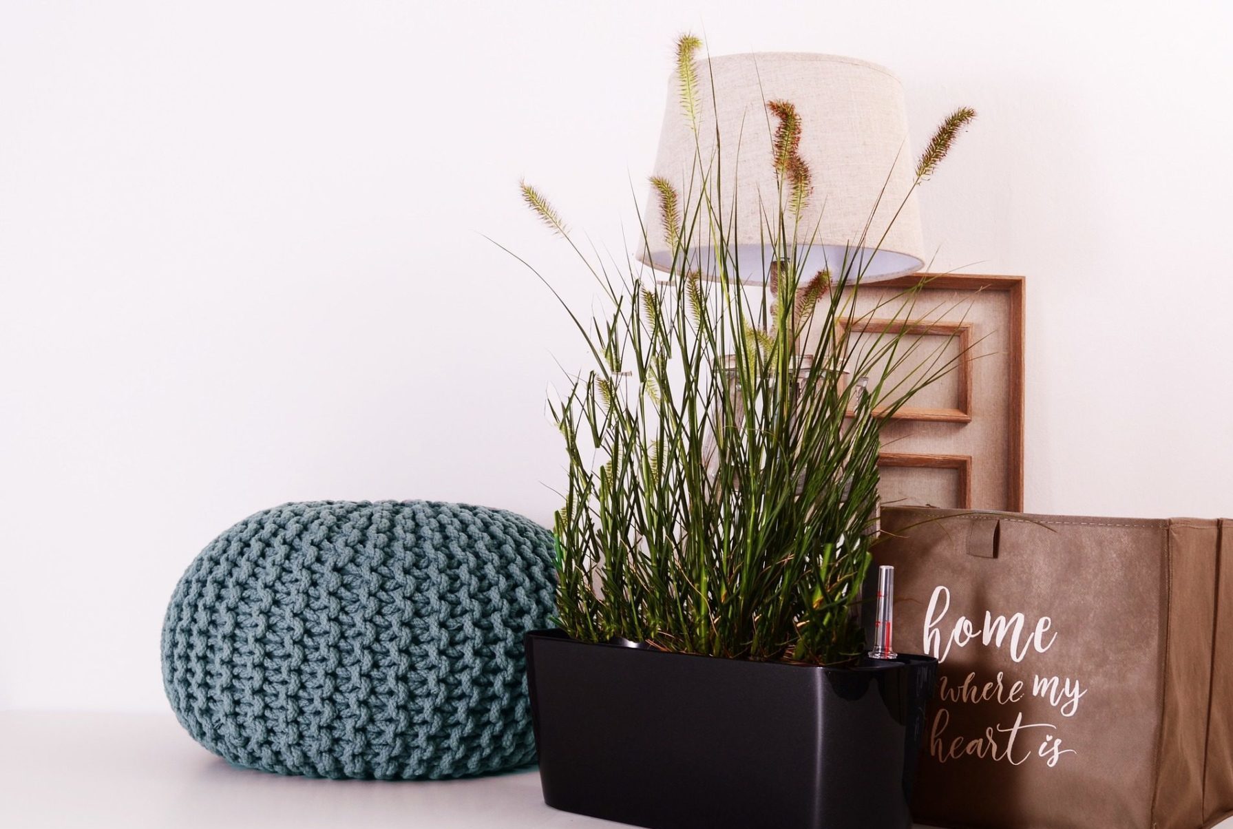 Plant en poef MooiHuis Styling